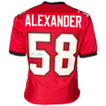 Kwon Alexander Signed Tampa Bay Red Football Jersey (JSA)