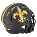 Morten Andersen Signed HOF 2017 Inscription New Orleans Saints Eclipse Full-Size Replica Football Helmet (JSA)