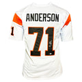 Willie Anderson Signed Cincinnati White Football Jersey (Beckett)