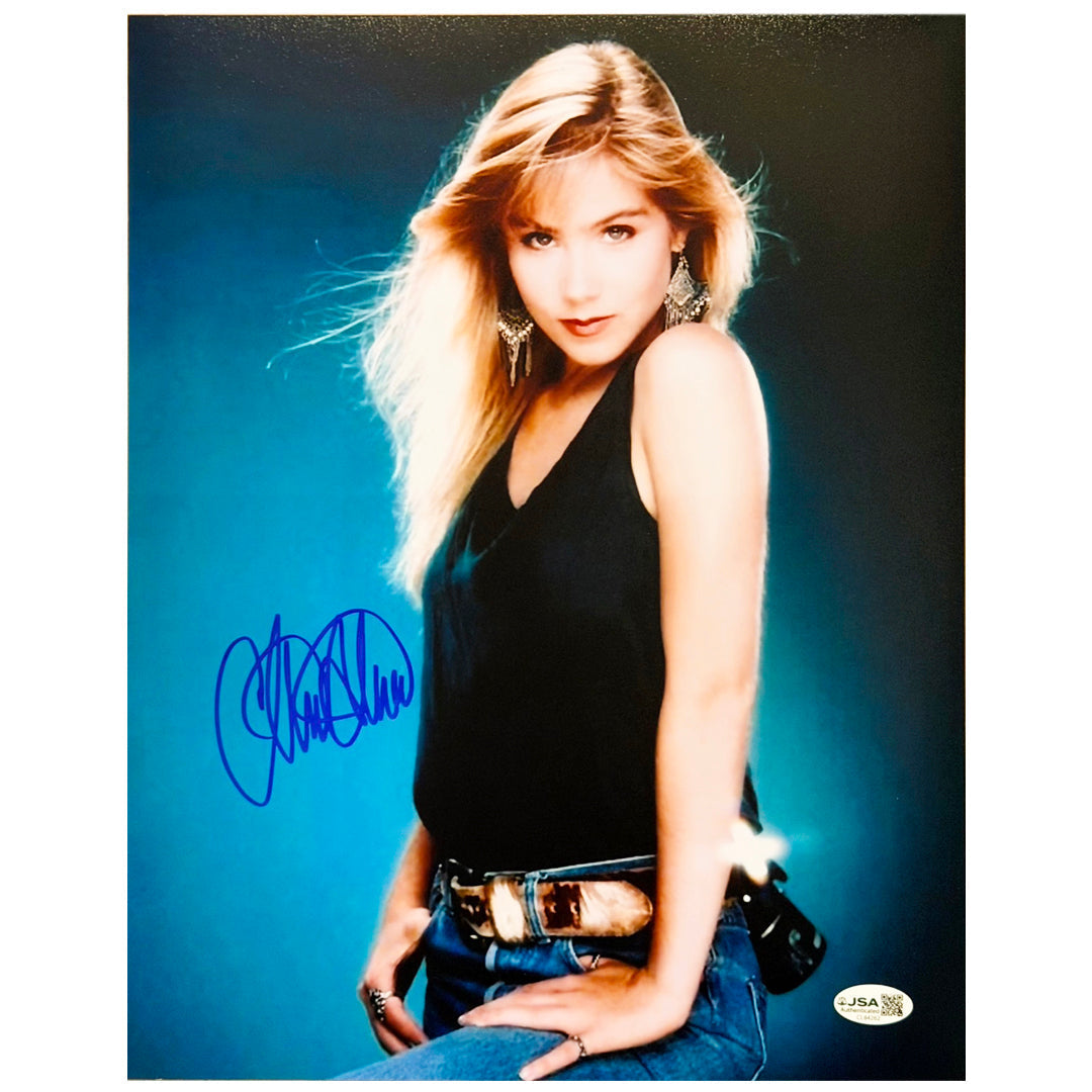 Christina Applegate Signed Pose 12 11x14 Photo (JSA)