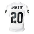 Damon Arnette Signed Las Vegas White Football Jersey (JSA)