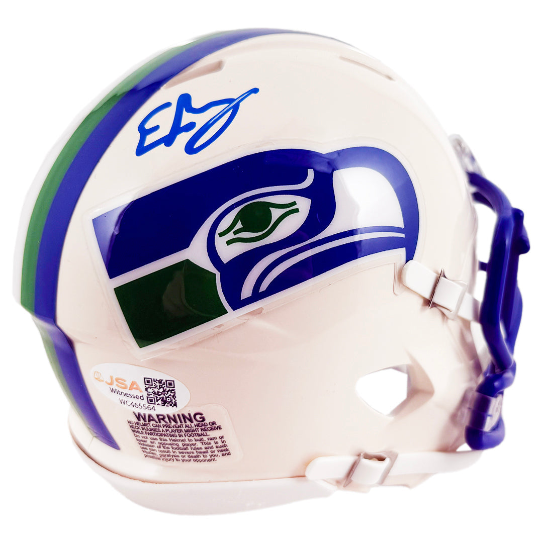 Elijah Arroyo Signed Seattle Seahawks Retro Speed Mini Football Helmet (JSA)