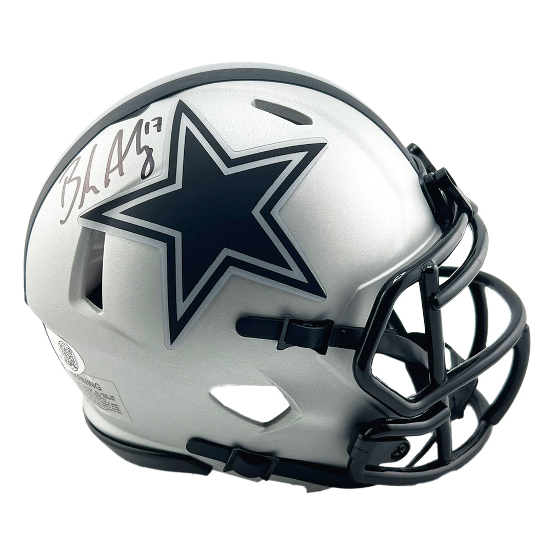 Brandon Aubrey Signed Dallas Cowboys Rave Mini Football Helmet (JSA)