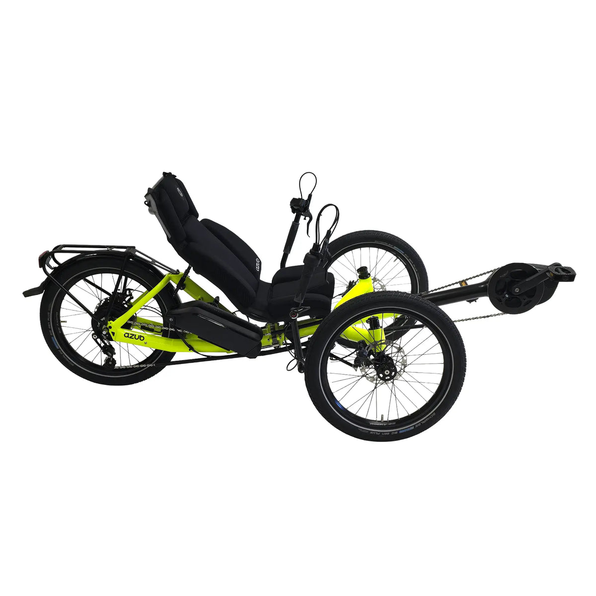 Azub T-Trisek Bosch Enviolo Neon Yellow Shiny Recumbent Trike