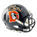 Champ Bailey Signed Denver Broncos Color Rush Speed Mini Football Helmet (Beckett)