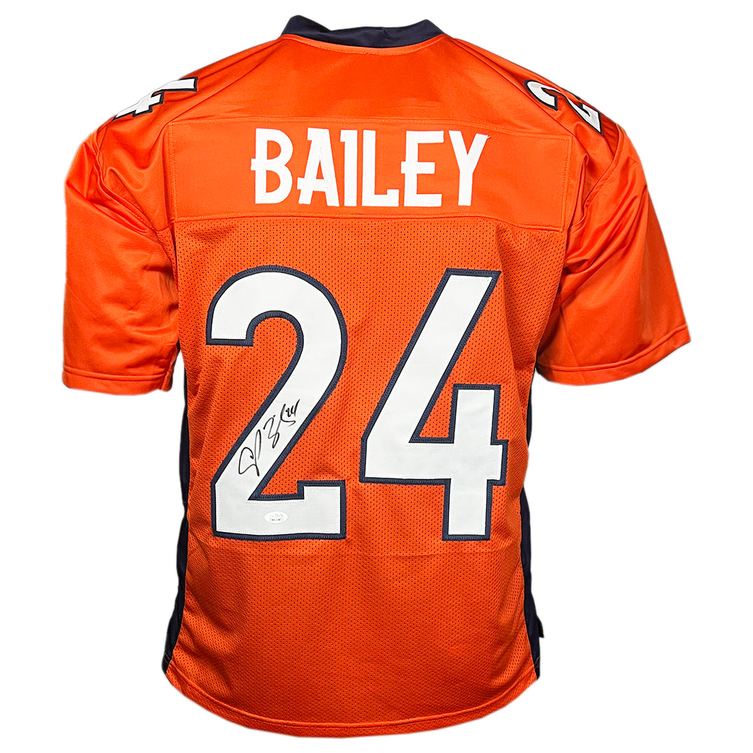 Champ Bailey Signed Denver Orange Football Jersey (Beckett)