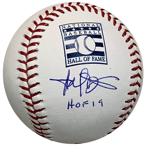 Harold Baines Autographed Hall of Fame Official Major League Baseball (JSA) HOF Inscription!