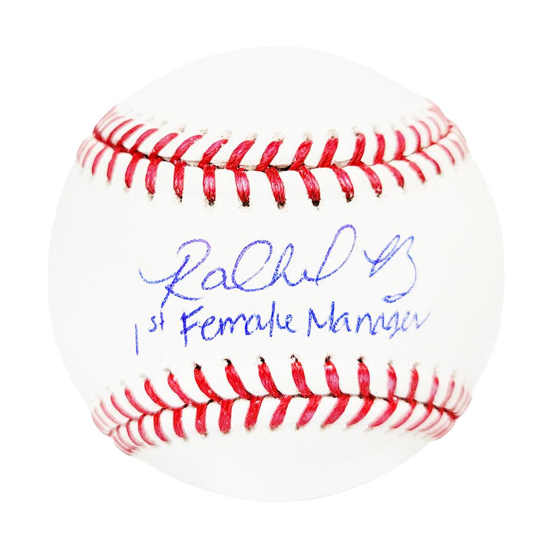 Rachel Balkovec Signed First Female Manager Inscription Rawlings Official Major League Baseball (Beckett)