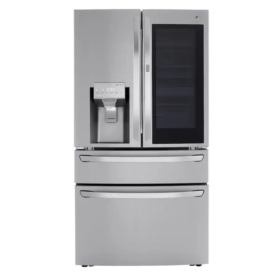 - 29.5 Cu. Ft. 4-Door French Door-in-Door Smart Refrigerator with Craft Ice (LRMVS3006S) - Stainless Steel