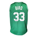 Larry Bird Signed Boston Green Basketball Jersey (PSA)