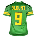 LeGarrette Blount Signed Oregon College Green Football Jersey (JSA)