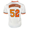 Mike Boddicker Signed 1983 WS Champs Inscription Baltimore Grey Baseball Jersey (JSA)