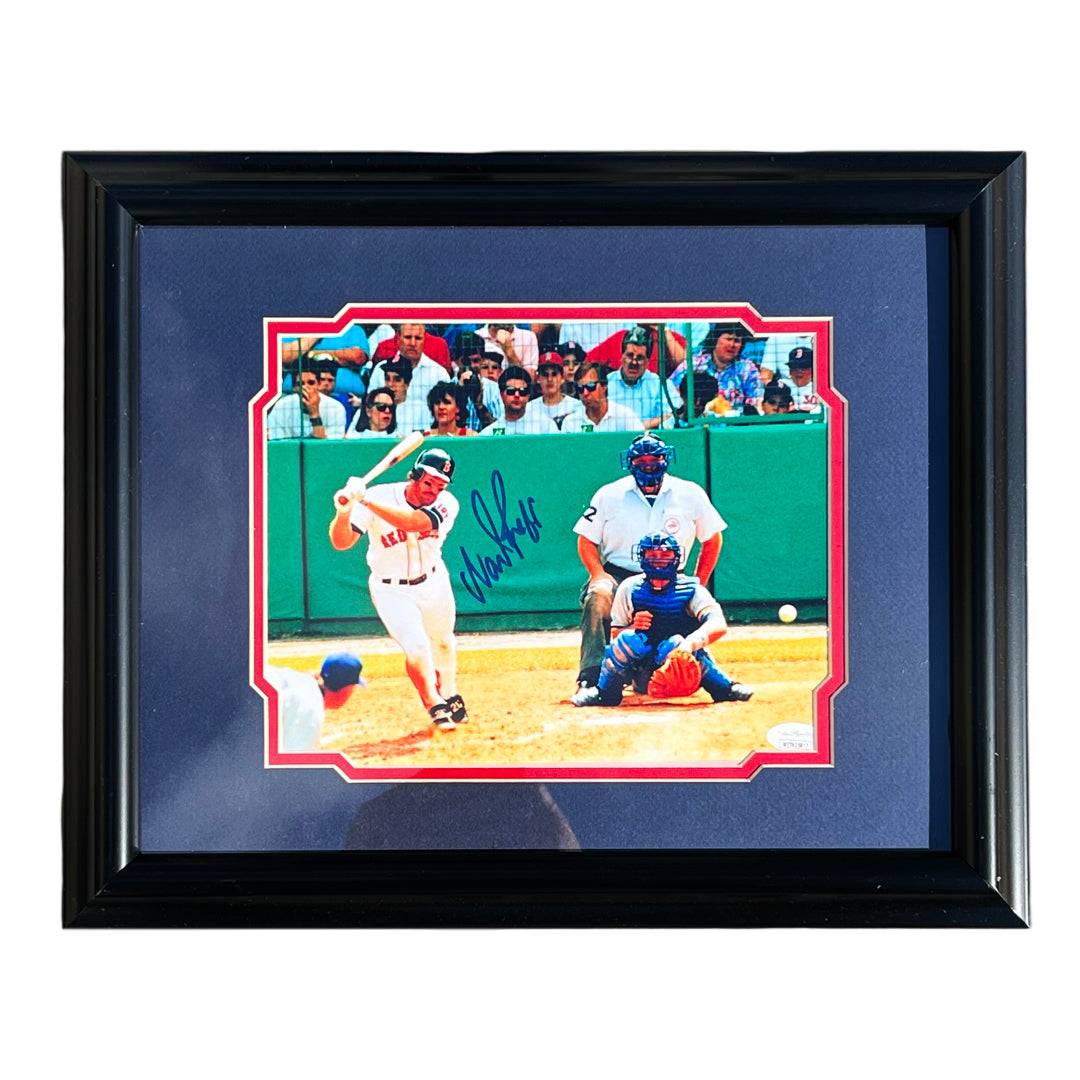 Wade Boggs Signed Boston Pose 2 Baseball Framed 8x10 Photo (JSA)