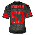 NaVorro Bowman Signed San Francisco Black Football Jersey (Beckett)