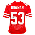 NaVorro Bowman Signed San Francisco Red Football Jersey (Beckett)