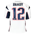 Tom Brady Signed New England Patriots Mitchell & Ness Throwbacks 2000 Authentic Football Jersey (Fanatics ZL88428823)
