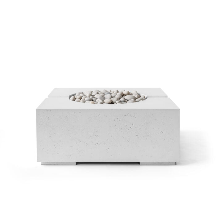 Bravo Lightweight Concrete Fire Pit Bowl (Natural / Slate Beach Stone / MLFPK-NG)