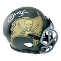 Derrick Brooks Signed Tampa Bay Buccaneers Salute 2025 Mini Football Helmet (Beckett)