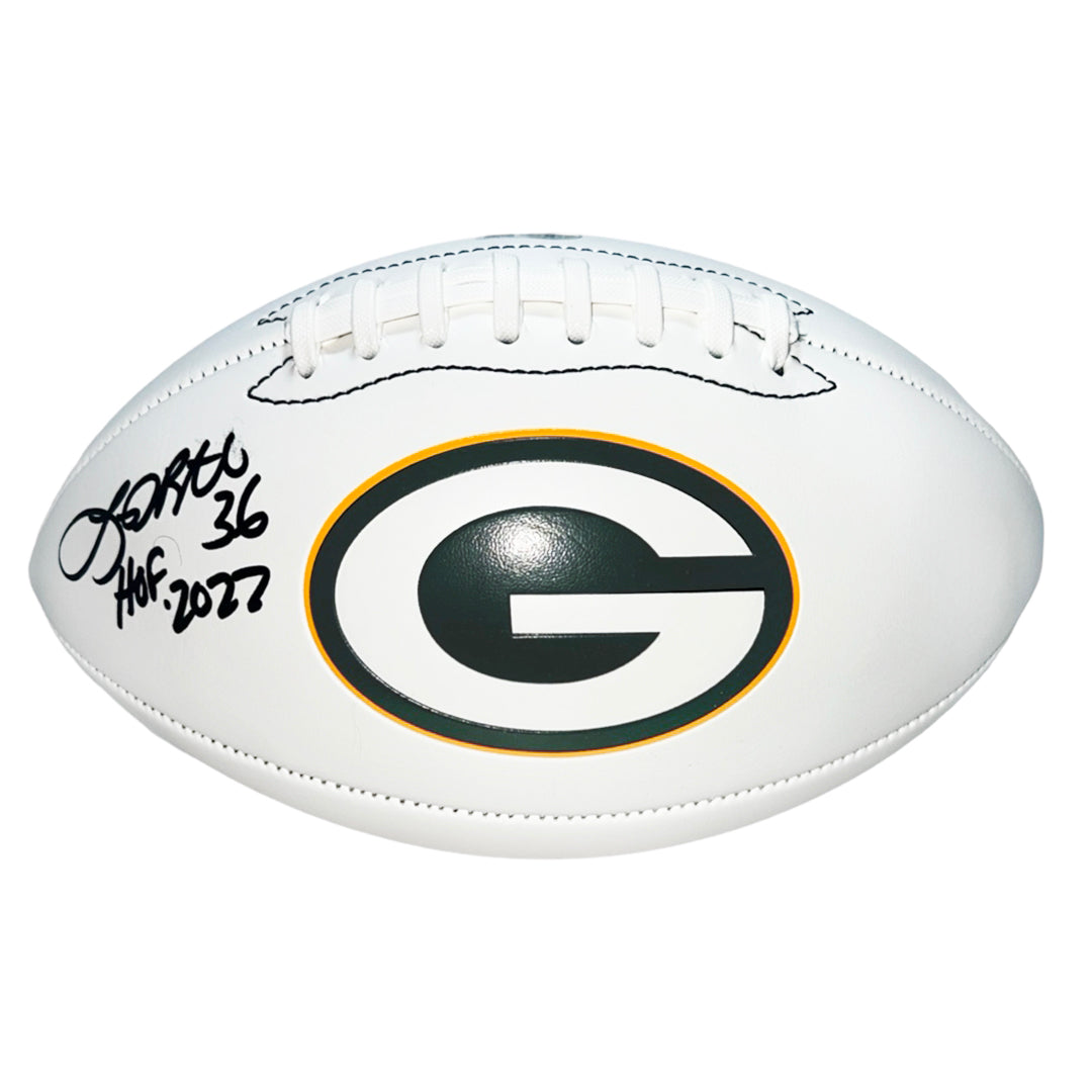 Leroy Butler Signed HOF 2022 Inscription Green Bay Packers Official NFL Team Logo Football (Beckett)