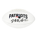 Malcom Butler Signed New England Patriots Official NFL Team Logo Football (JSA)