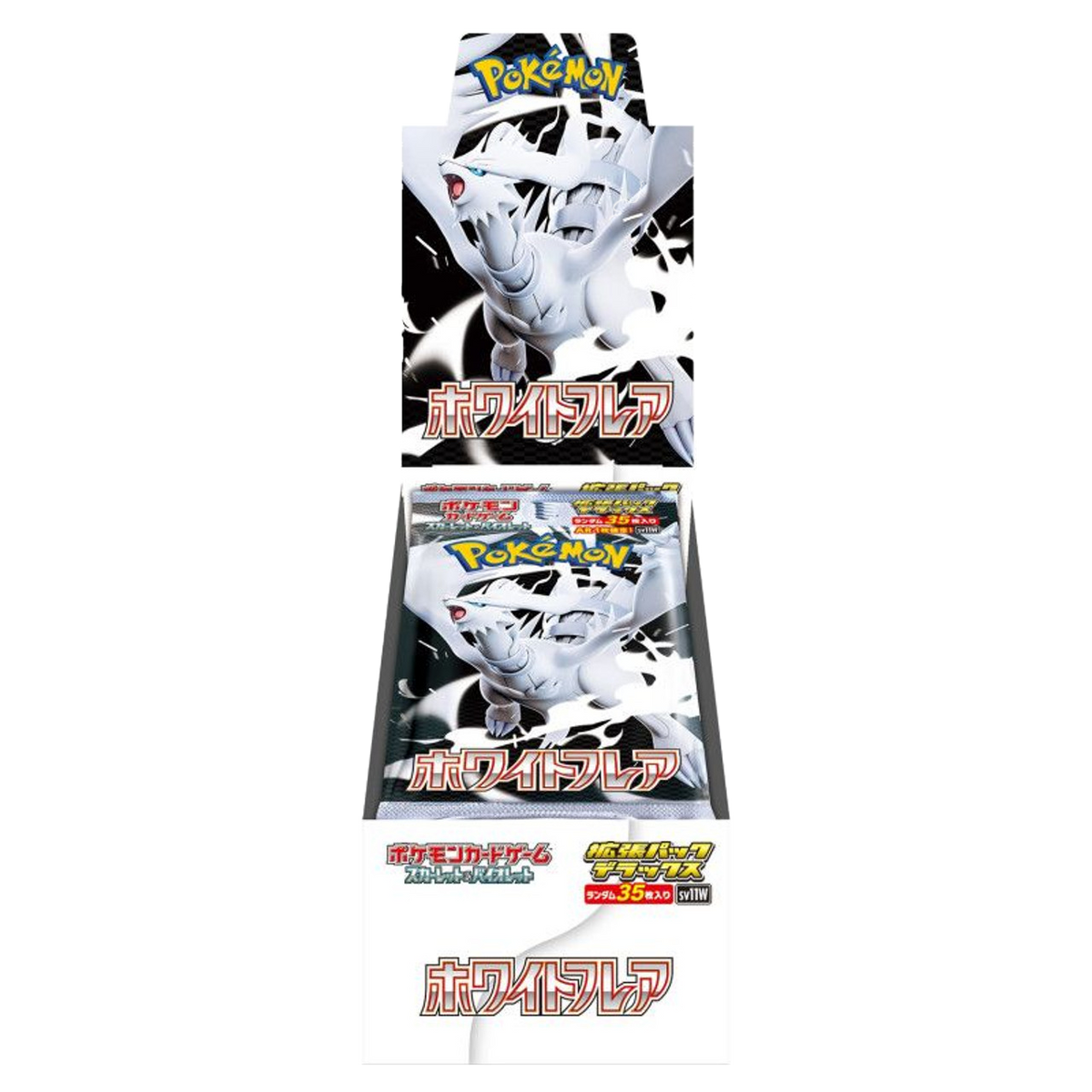 Japanese Pokémon - sv11W - White Flare DELUXE (Fat Pack) - Booster Box (Black Bolt & White Flare) (10 DELUXE Booster Boxes (FREE Shipping*))