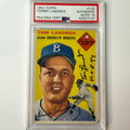 Tommy Lasorda Signed 1954 Topps Rookie #132 HOF 97 PSA 10 Auto