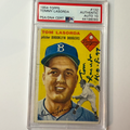 Tommy Lasorda Signed 1954 Topps Rookie #132 HOF 97 PSA 10 Auto