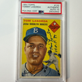 Tommy Lasorda Signed 1954 Topps Rookie #132 HOF 97 PSA 10 Auto