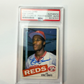 Eric Davis Signed 1985 Topps Rookie #627 PSA Auto Authentic
