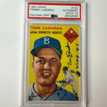 Tommy Lasorda Signed 1954 Topps Rookie #132 HOF 97 PSA 10 Auto