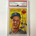 Tommy Lasorda Signed 1954 Topps Rookie #132 HOF 97 PSA 10 Auto