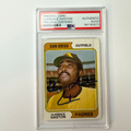 Clarence Cito Gaston Signed 1974 Topps #364 PSA Auto Authentic