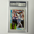 Darryl Strawberry Signed 1984 Topps Rookie #182 PSA Auto Authentic