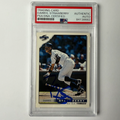 Darryl Strawberry Signed 1996 Pinnacle #353 PSA Auto Authentic