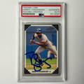 Darryl Strawberry Signed 1991 Leaf #377 PSA Auto Authentic