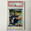 Darryl Strawberry Signed 1984 Fleer Rookie #599 w/4 Inscriptions!! PSA Auto Authentic