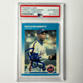 Darryl Strawberry Signed 1987 Fleer #23 PSA Auto Authentic