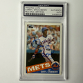 Darryl Strawberry Signed 1985 Topps #570 w/83 ROY PSA Auto Authentic