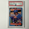 Darryl Strawberry Signed 1988 Donruss MVP #BC-20 PSA Auto Authentic