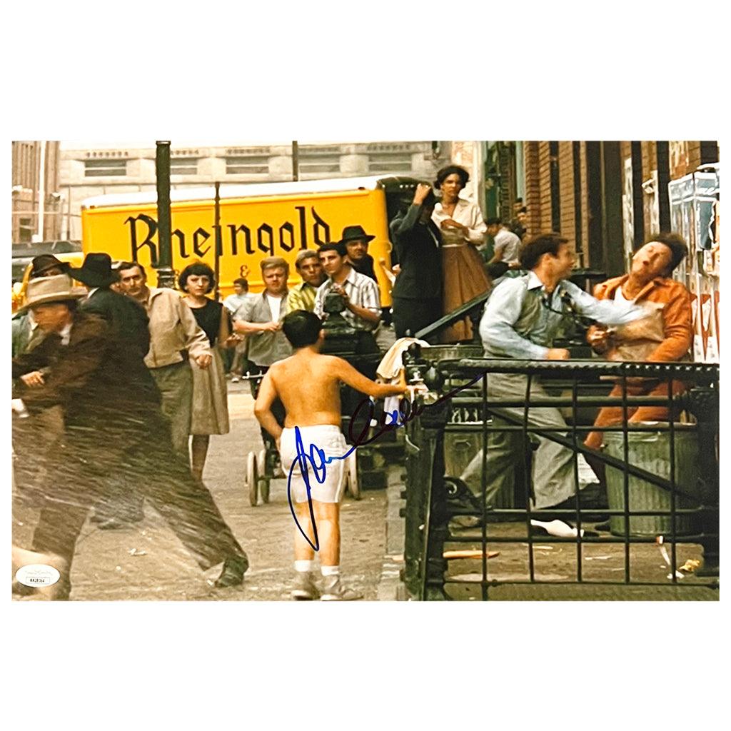 James Caan Signed The Godfather Fight Scene 11x17 Photo (JSA)
