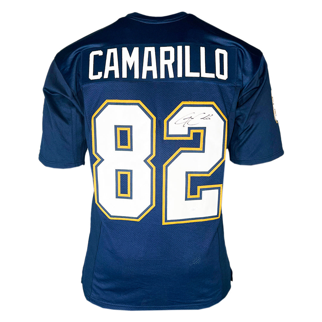 Greg Camarillo Signed San Diego Navy Football Jersey (JSA)