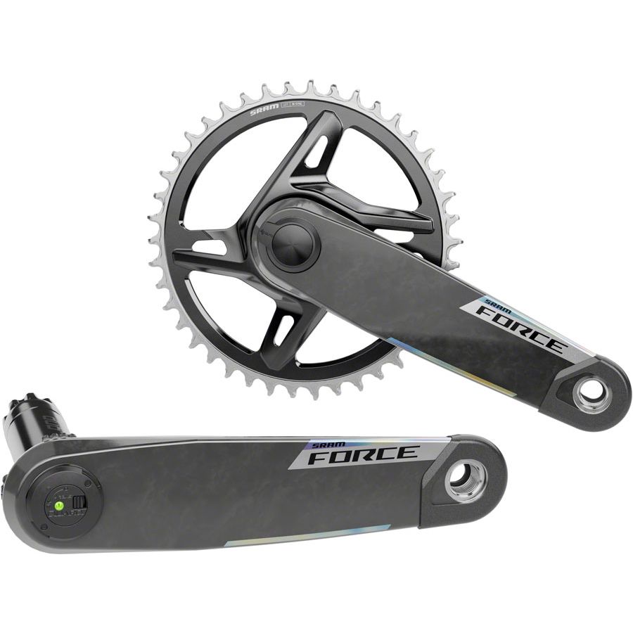 SRAM Force 1x XPLR AXS Power Meter Wide Crankset - Carbon (175mm)