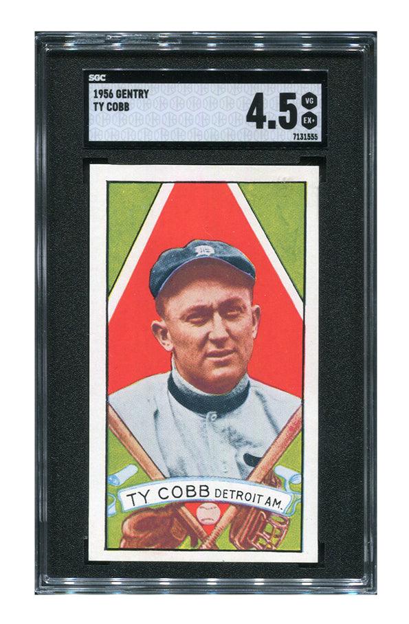 Ty Cobb 1956 Gentry Magazine T205 Tobacco Style Baseball Card SGC 4.5 VG-EX+