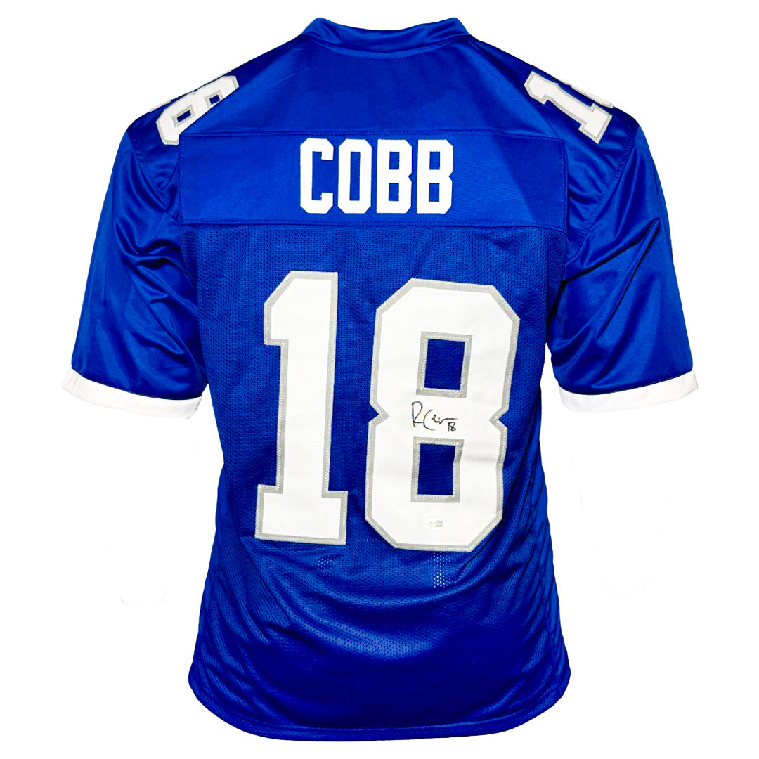 Randall Cobb Signed Kentucky College Blue Football Jersey (JSA)
