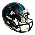 Jalen Coker Signed Carolina Panthers Alt 2022 Speed Mini Football Helmet (JSA)