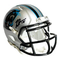 Jalen Coker Signed Carolina Panthers Speed Mini Football Helmet (JSA)