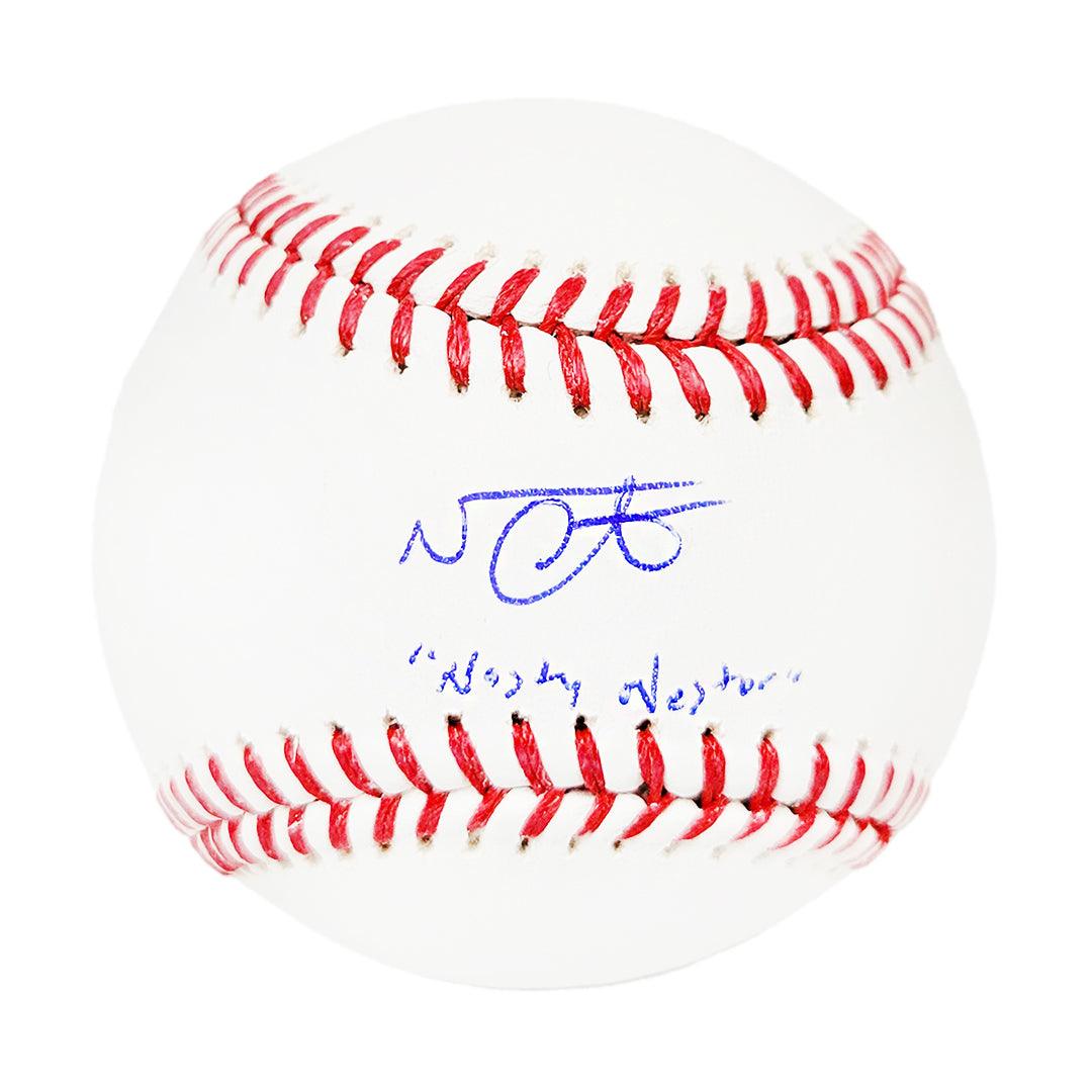 Nestor Cortes Signed Nasty Nestor Inscription Rawlings Official Major League Baseball (Beckett)