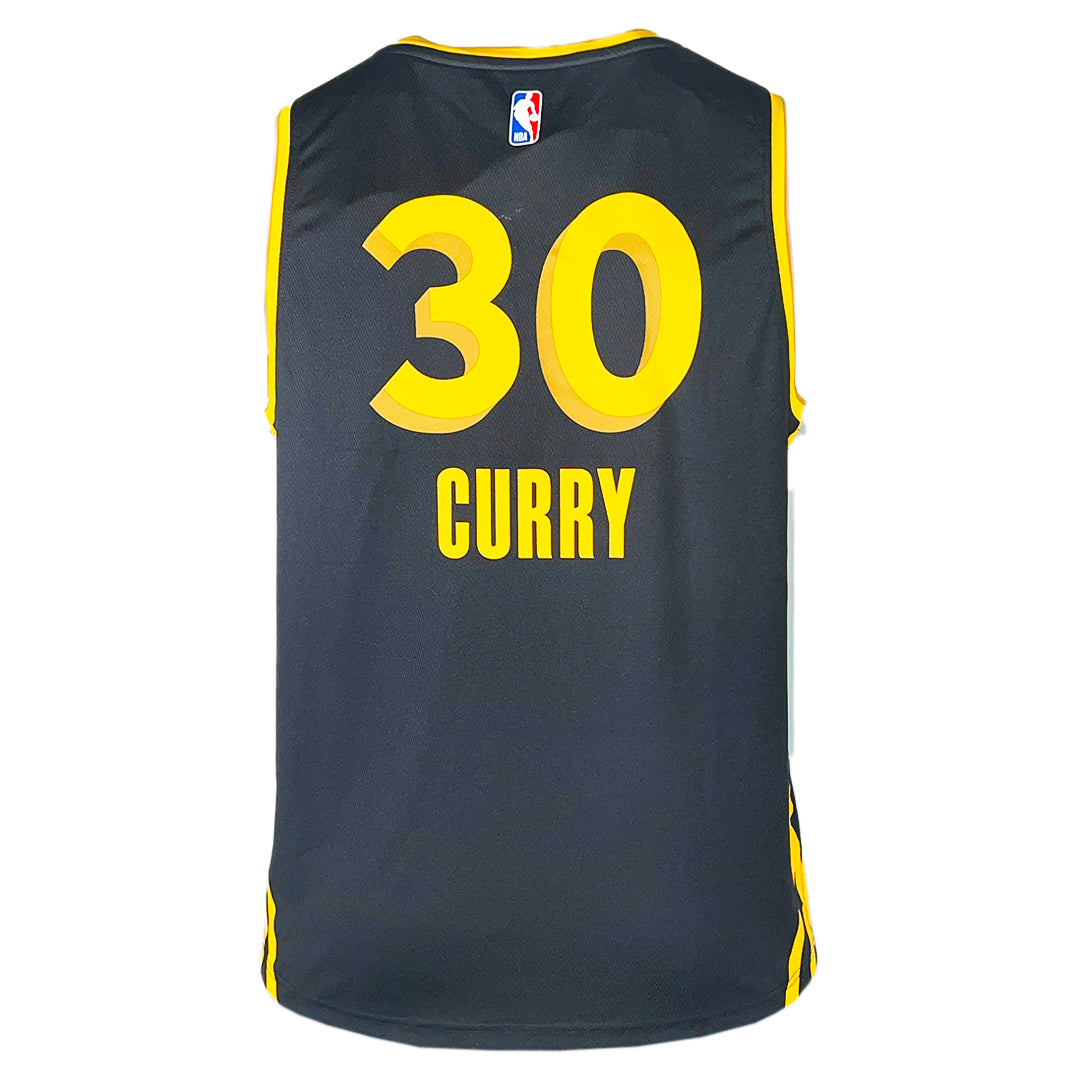 Steph Curry Authentic Golden State Warriors Black Small Unsigned Fanatics Basketball Jersey