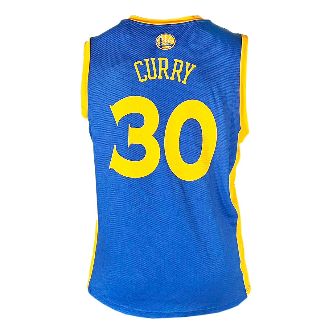 Steph Curry Authentic Golden State Warriors Blue XXL Unsigned Fanatics Basketball Jersey