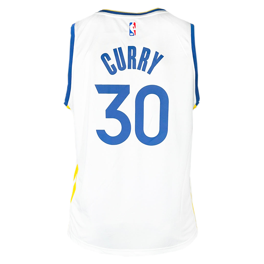 Steph Curry Authentic Golden State Warriors White Small Unsigned Fanatics Basketball Jersey